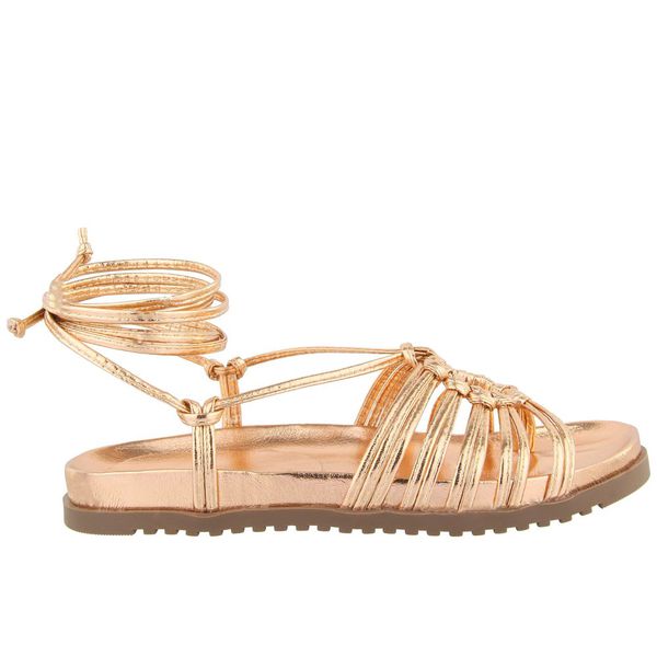 Mirela rose sale gold flat sandals