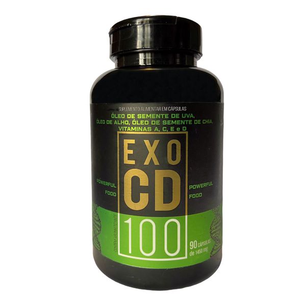 Suplemento alimentar EXO CD 100 - 100% Natural - Aumenta a imunidade - 90 cápsulas 