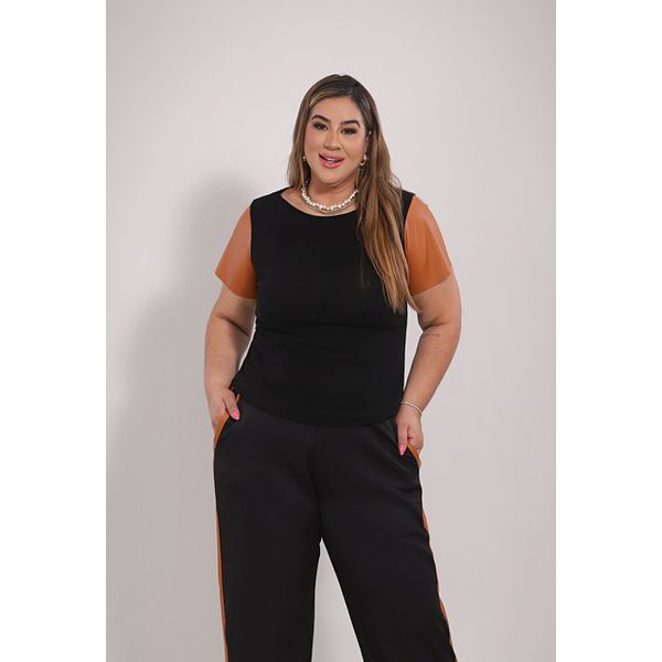 Top Lady White  TAMTAUM PLUS SIZE FASHION