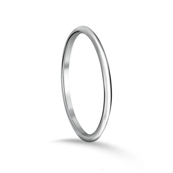 Anel Fio Simples Aro Liso em Prata 925
