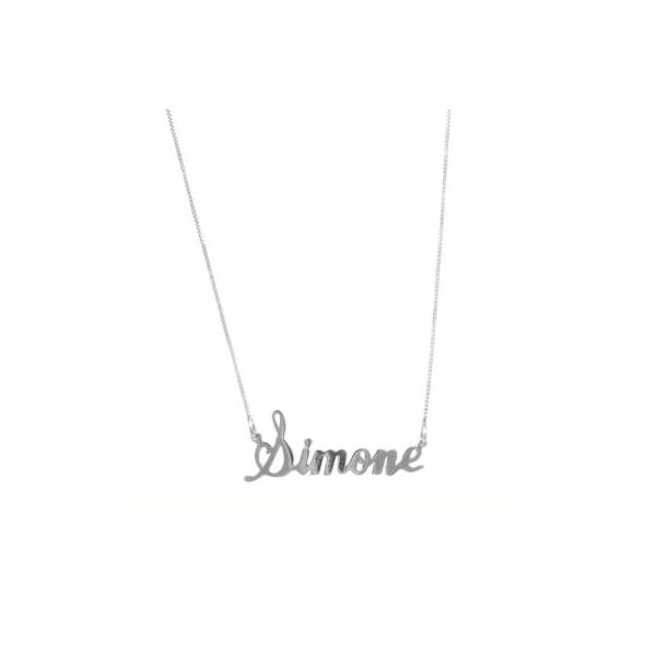 Corrente Nome Personalizado em Prata 925