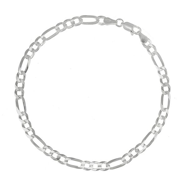 Pulseira Masculina Elo 3x1 Fina em Prata 925
