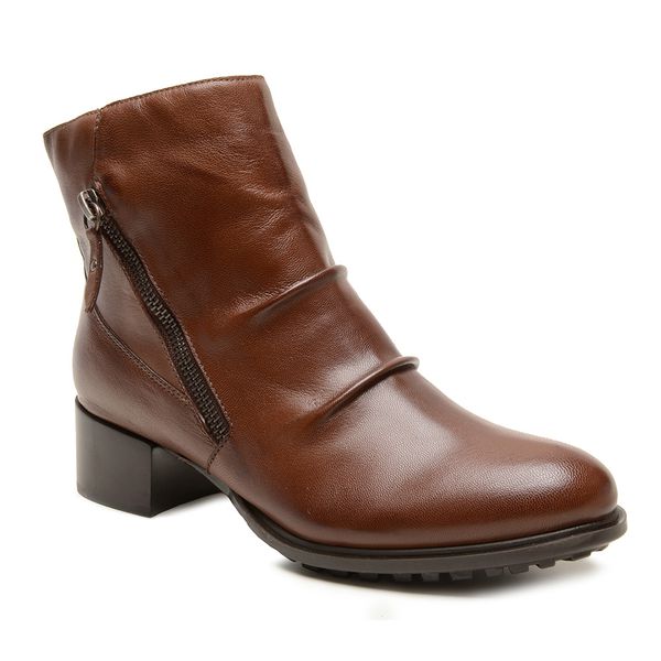 Bota Cano M dio Em Couro De Cabra CALCADOS BOTA CANO BAIXO