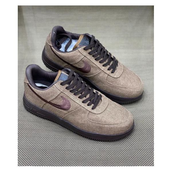 TENIS NK AIR FORCE 1 SIMB BORDADO MARROM