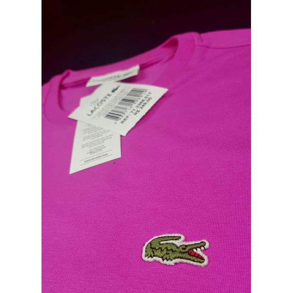Camiseta Lac Malha Pima Peruana Básica Pink