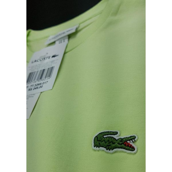 Camiseta Lac Malha Pima Básica Verde Lima