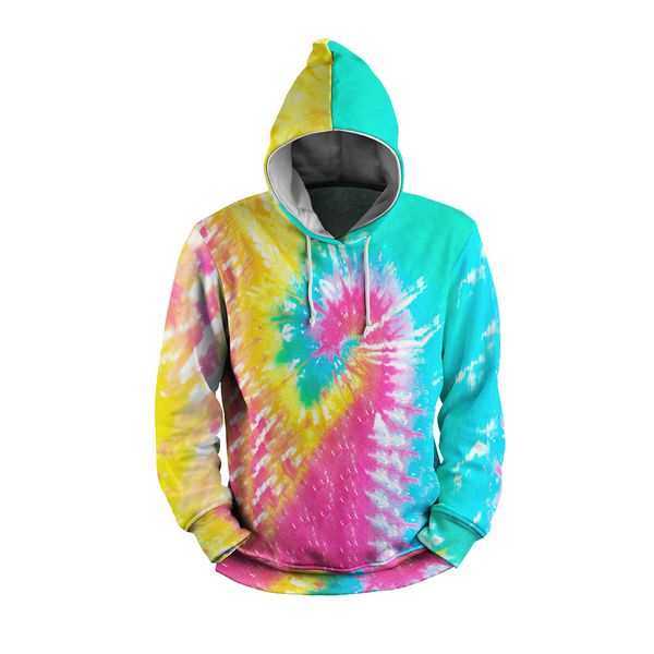 MOLETOM COM CAPUZ TIE DYE