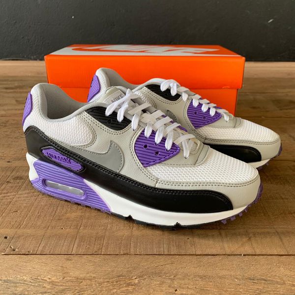 TENIS NK AIR MAX 90 CINZA E ROXO