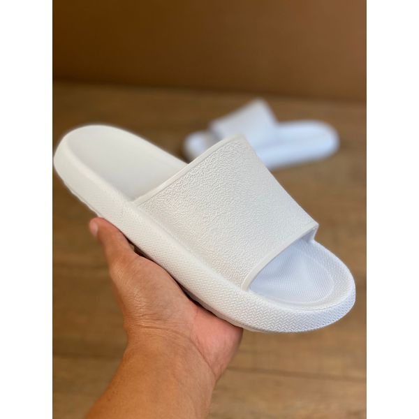 Chinelo Sandalia Nuvem Unissex Confort Branco