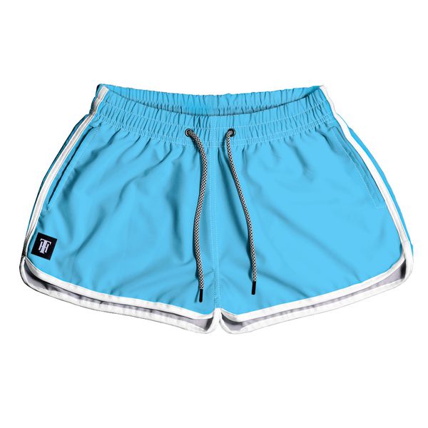 SHORT PRAIA FEMININO AZUL BEBE