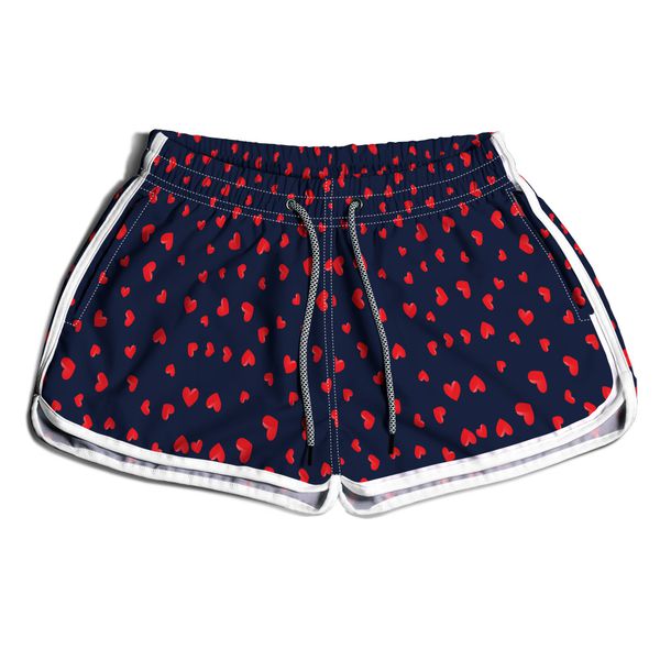 SHORT PRAIA FEMININO POKER COPAS