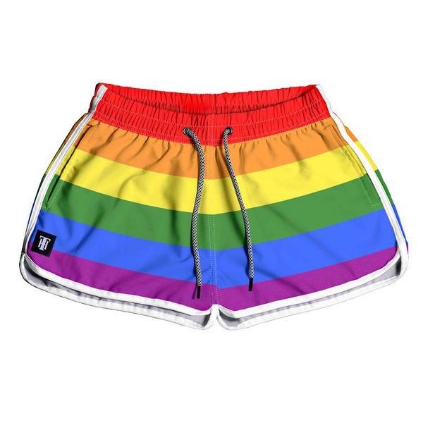 SHORT PRAIA FEMININO ARCO IRIS 