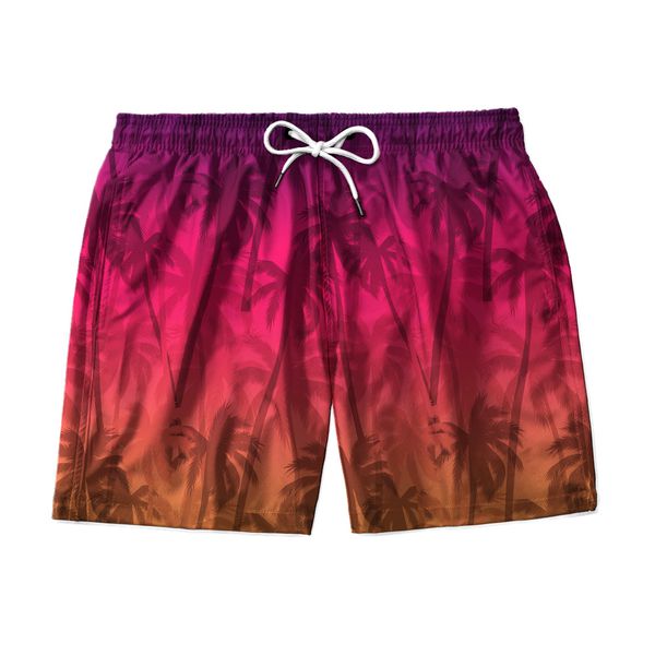 SHORT PRAIA COQUEIRO DEGRADE ROSA