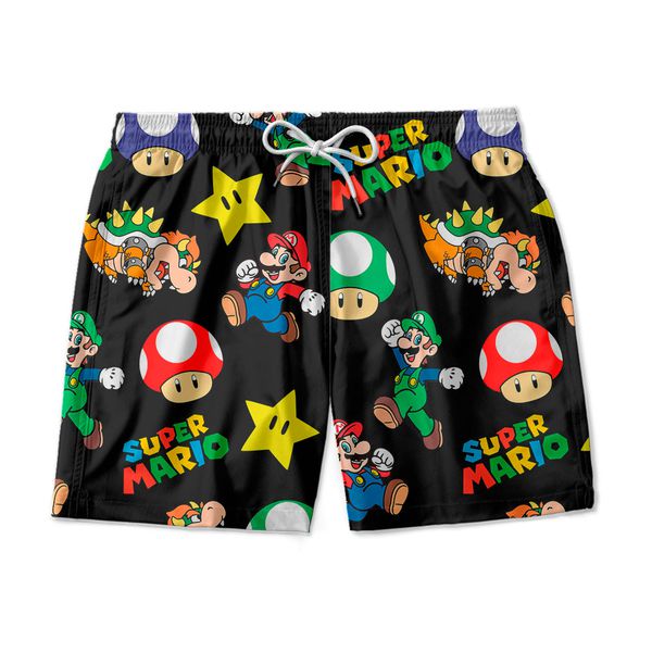 SHORT PRAIA SUPER MARIO