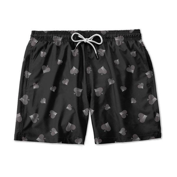 SHORT PRAIA NAIPE ESPADA BLACK