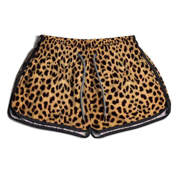 SHORT PRAIA FEMININO ANIMAL PRINT