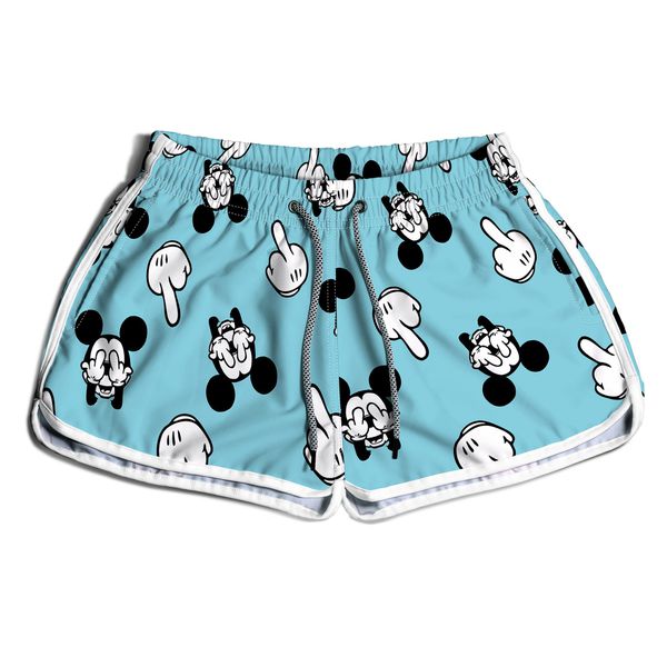 SHORT PRAIA FEMININO MICKEY DEDOS