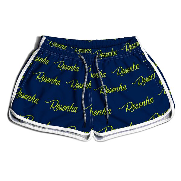 SHORT PRAIA FEMININO RESENHA