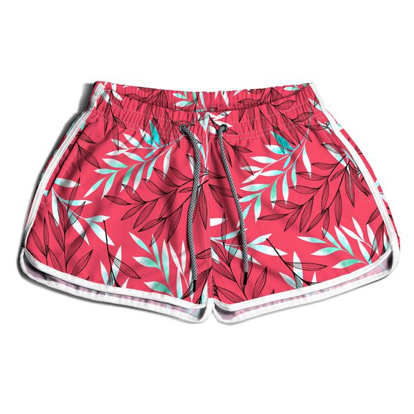 SHORT PRAIA FEMININO FOLHAGEM MAGNUS