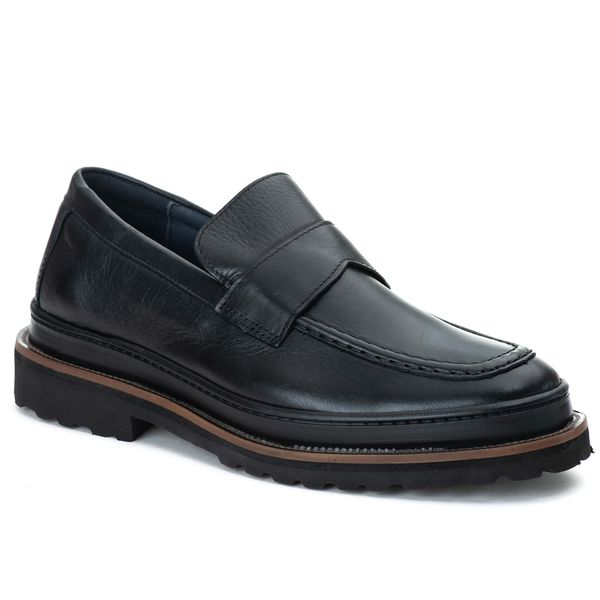 Sapato Loafer Katar Confort Preto 2202