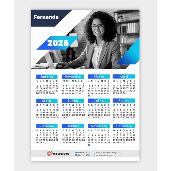 Calendário Corporativo Personalizado