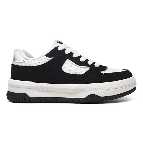 Tênis Casual Elevate Preto e Branco
