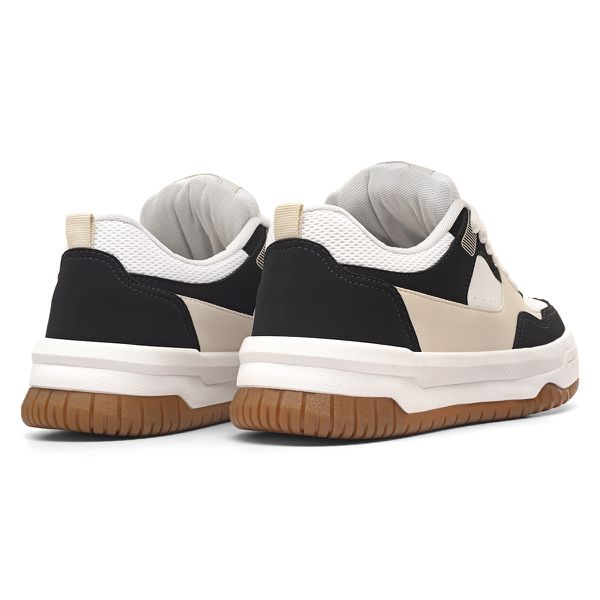 Tênis Casual Street Classic Champanhe e Caramelo | Tênis Logus