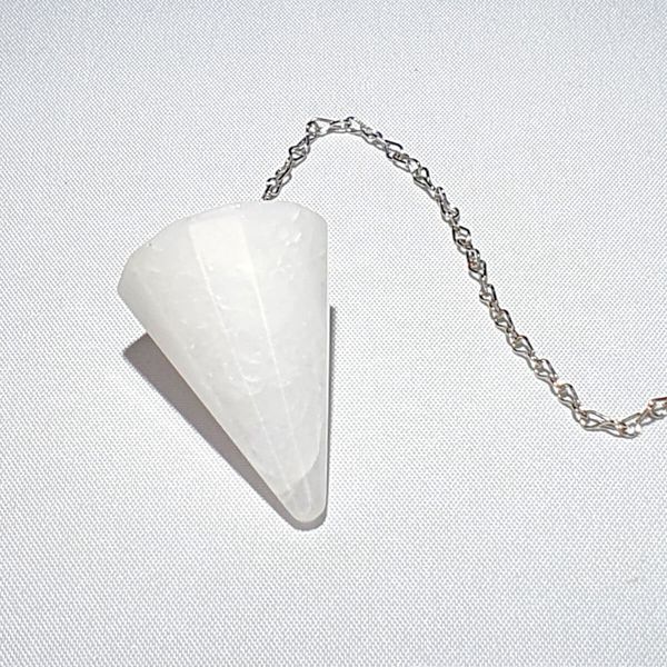 Pêndulo de Quartzo Branco - Leitoso