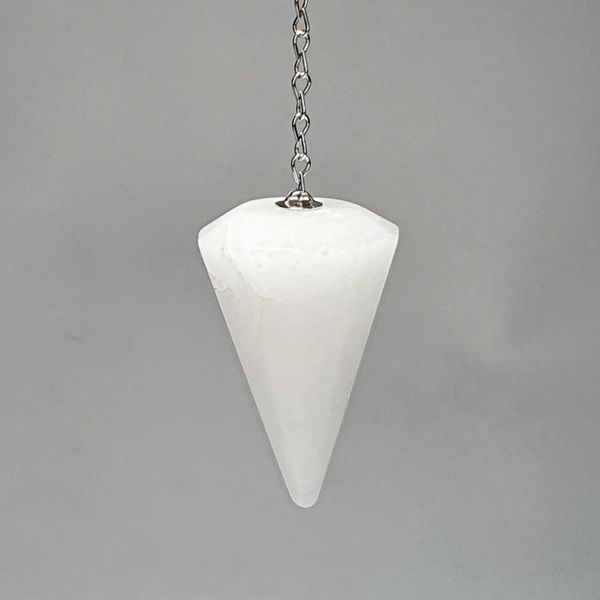 Pêndulo de Quartzo Branco - Leitoso