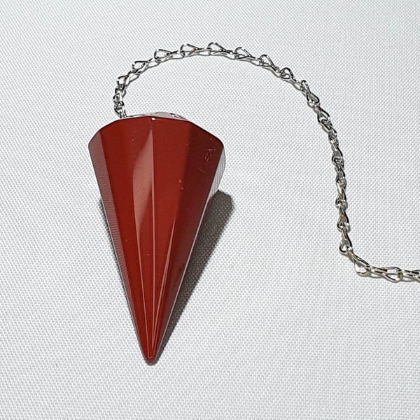 Pêndulo de Jaspe Vermelho