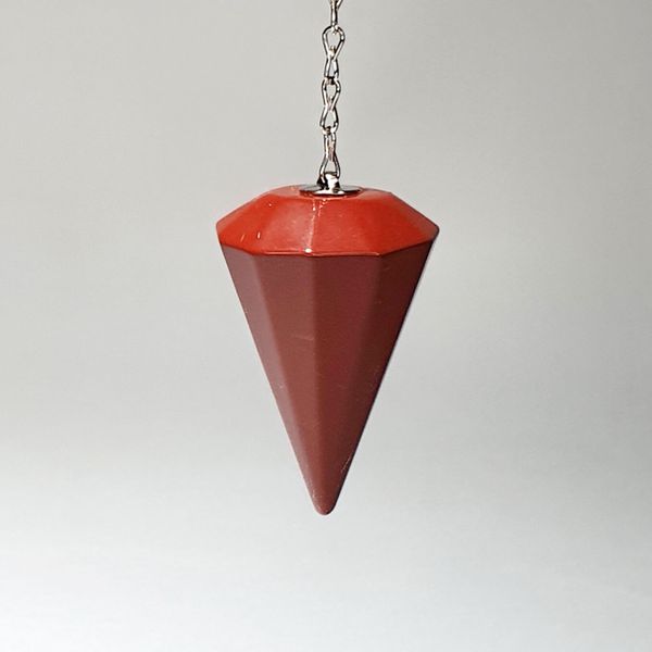 Pêndulo de Jaspe Vermelho