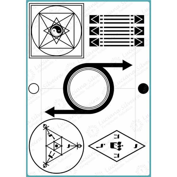 KIT Mesas de Gráficos para Proteção na Cama - Placas Radiônicas para Proteção na Cama