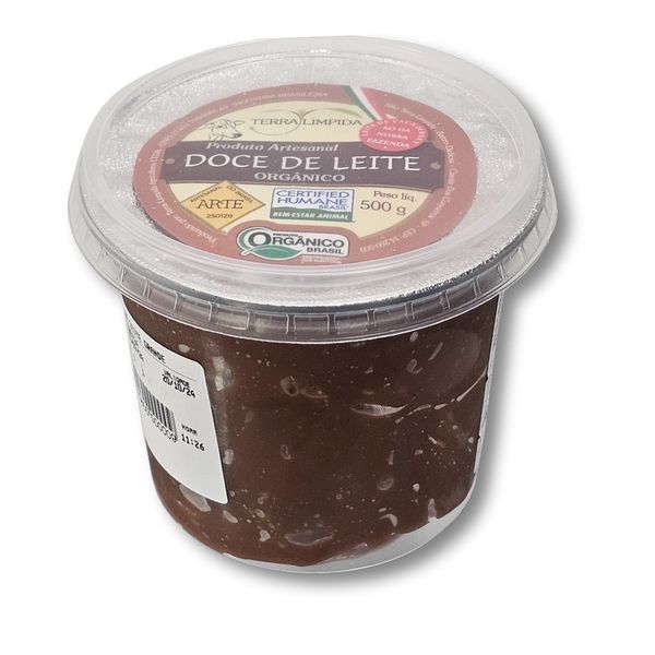 DOCE DE LEITE ORGÂNICO - TERRA LIMPIDA - 500G