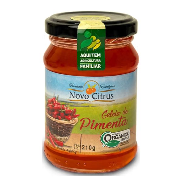 GELEIA DE PIMENTA - NOVOCITRUS - 210G.