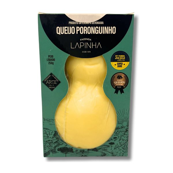 QUEIJO PORONGUINHO (CONVENCIONAL) - FAZENDA LAPINHA - 250G.