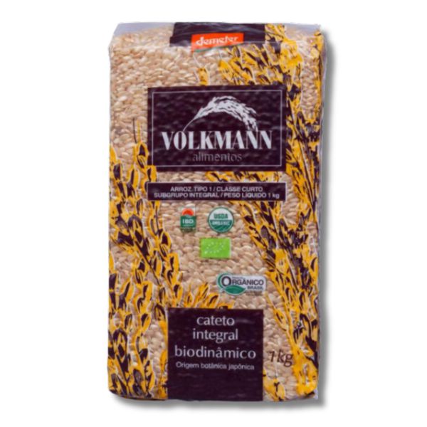 ARROZ CATETO INTEGRAL BIODINÂMICO - VOLKMANN - 1 KG.