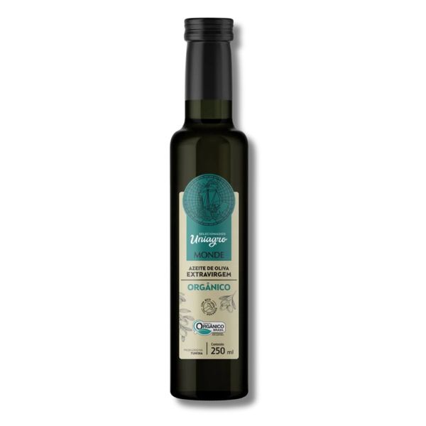 AZEITE DE OLIVA EXTRAVIRGEM ORGÂNICO - UNIAGRO 250ML.