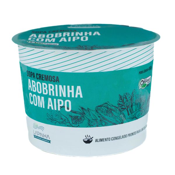 SOPA DE ABOBRINHA COM AIPO - LAPINHA - 450ML.