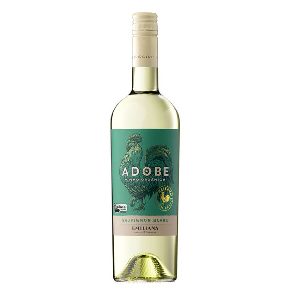 VINHO BRANCO ORGÂNICO ADOBE RESERVA SAUVIGNON BLANC 750ML