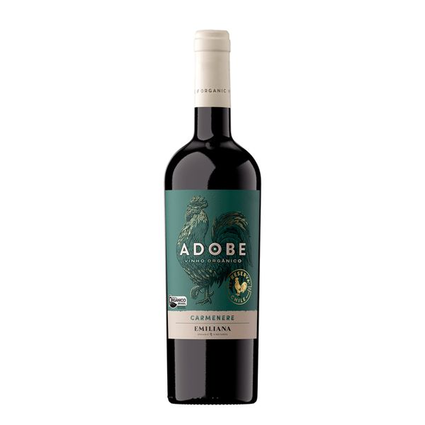 VINHO TINTO ORGÂNICO ADOBE RESERVA CARMENERE 750ML.