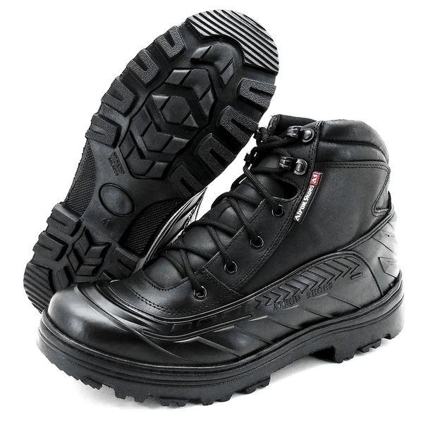 286AT-Bota Coturno estilizado militar emborrachado na cor preto