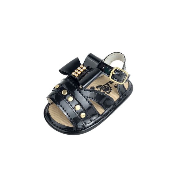 Sandalinha Bebê primeiros passos Forrado14/20 baby 12DPBY Preto