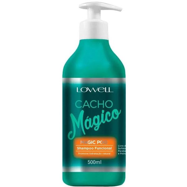 Shampoo Funcional Cacho Mágico 500 ml Lowell - 4010