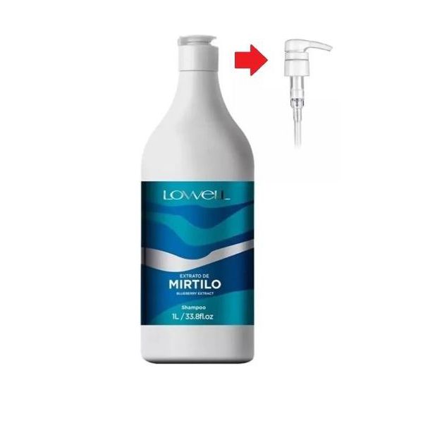 Shampoo Mirtilo 1000ml – PROFISSIONAL - LOWELL - 1003