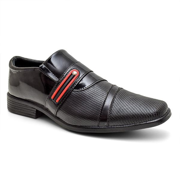 Sapato Social Masculino Estilo, Elegância e Conforto 55850 Preto