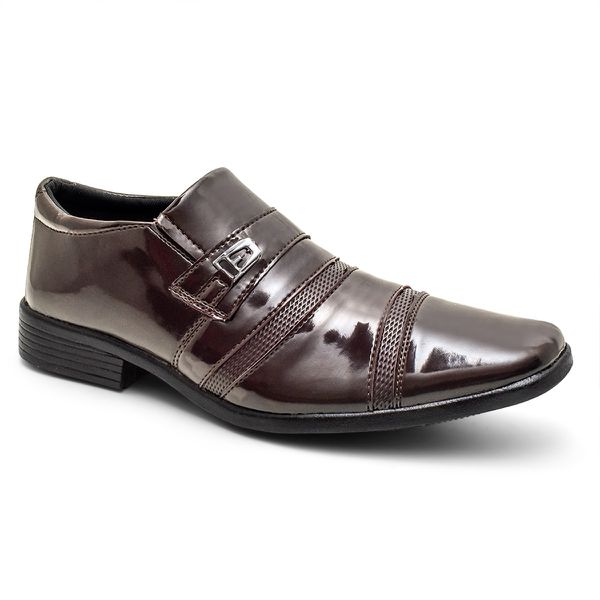 Sapato Social Masculino Estilo, Elegância e Conforto 55803 Marrom