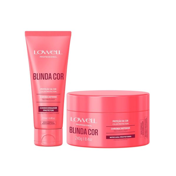 1527LW Kit Blinda Cor Lowell Condicionador+Mascara fixa cor