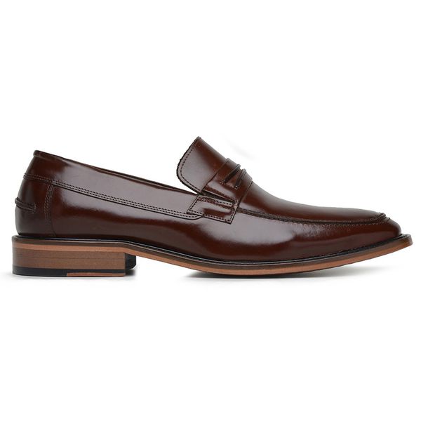 24536TW-Social masculino SALDO EST ULTIMO PAR 40 couro premium 24536 Marrom(SALDO DE ESTOQUE)