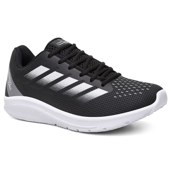1020LLZ-Tênis Esportivo Para Academia e Atividades Físicas – Conforto e Design Premium preto/branco
