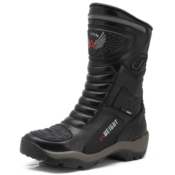 951AT Bota AS-HEIGHT 9cm Performance p/motociclist couro 951 Preto